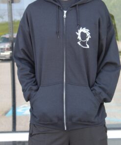 Athens Tattoo. Co. Logo Zip Up Hoodie